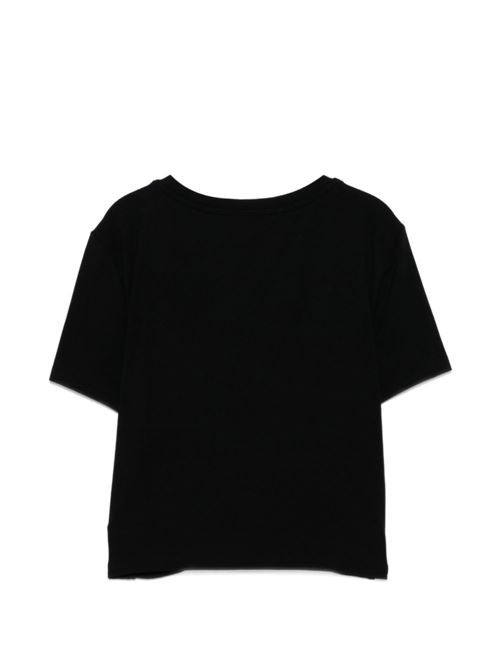 T-shirt bambina Twinset nera a manica corta TWINSET Kids | 261GJ225600006